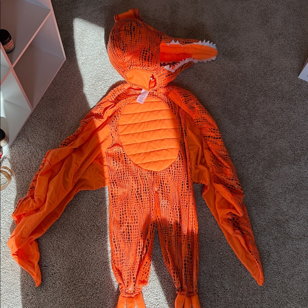 Pottery Barn Kids Orange Dinosaur Costume